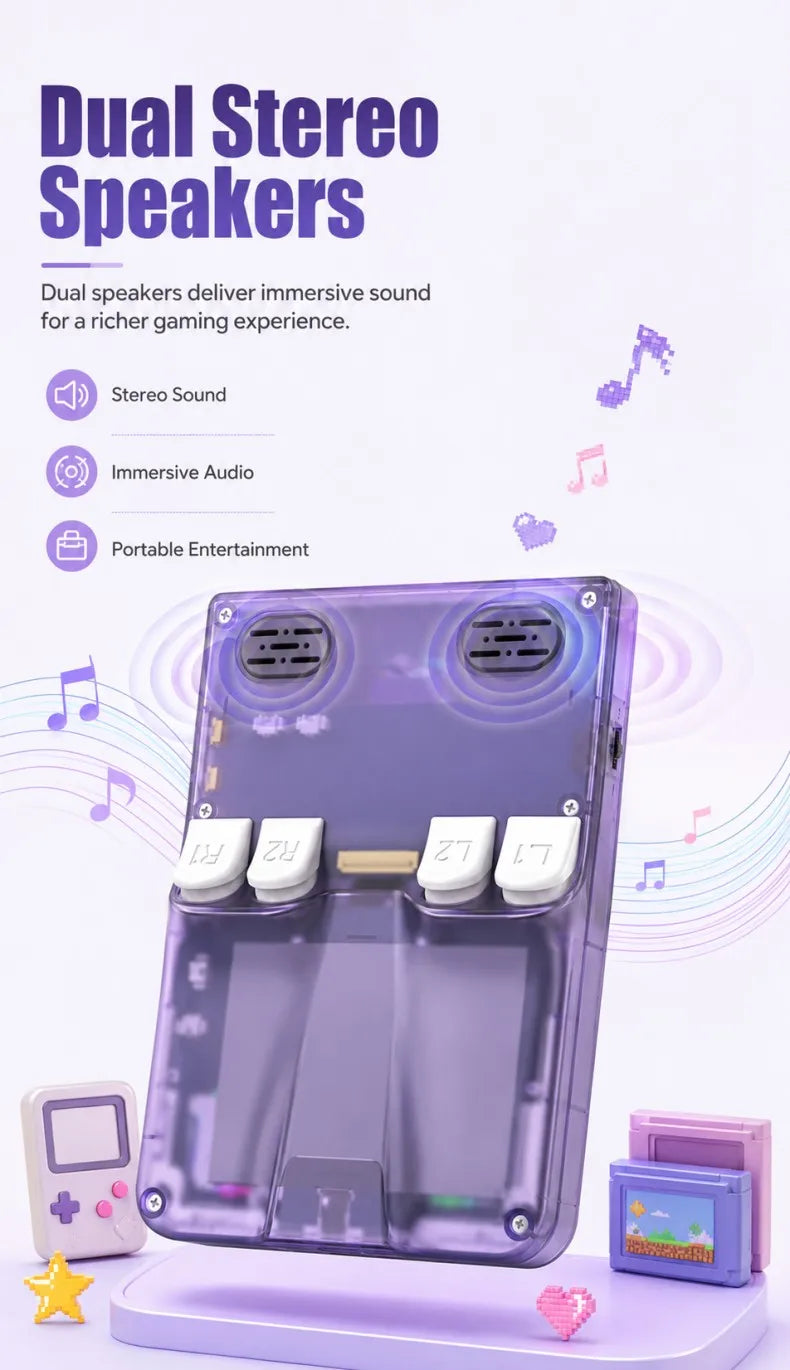Consola de Juegos Retro Portátil R36 Ultra X con Pantalla IPS de 4.5 Pulgadas, 64GB/128GB, Consola de Juegos Portátil con Más de 20000 Juegos