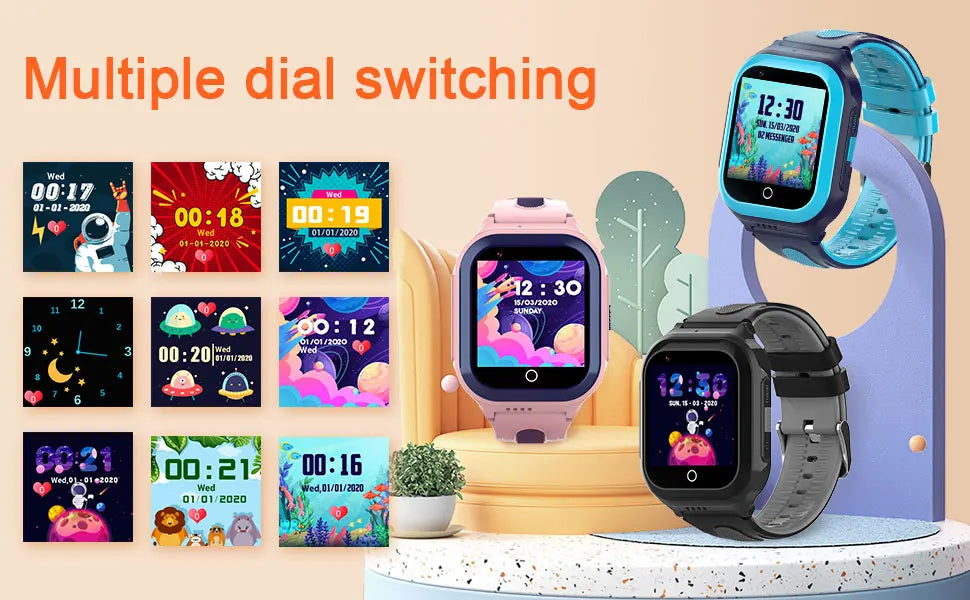 Wonlex KT24S Reloj Inteligente Niños GPS 4G