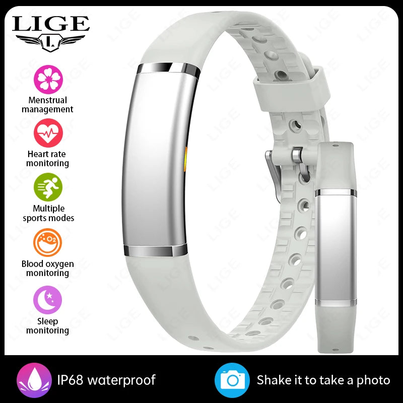 LIGE Pulsera Inteligente Ritmo Cardíaco IP68