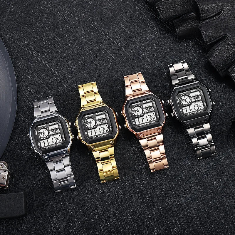 Reloj Deportivo Digital LED YIKAZE para Hombre