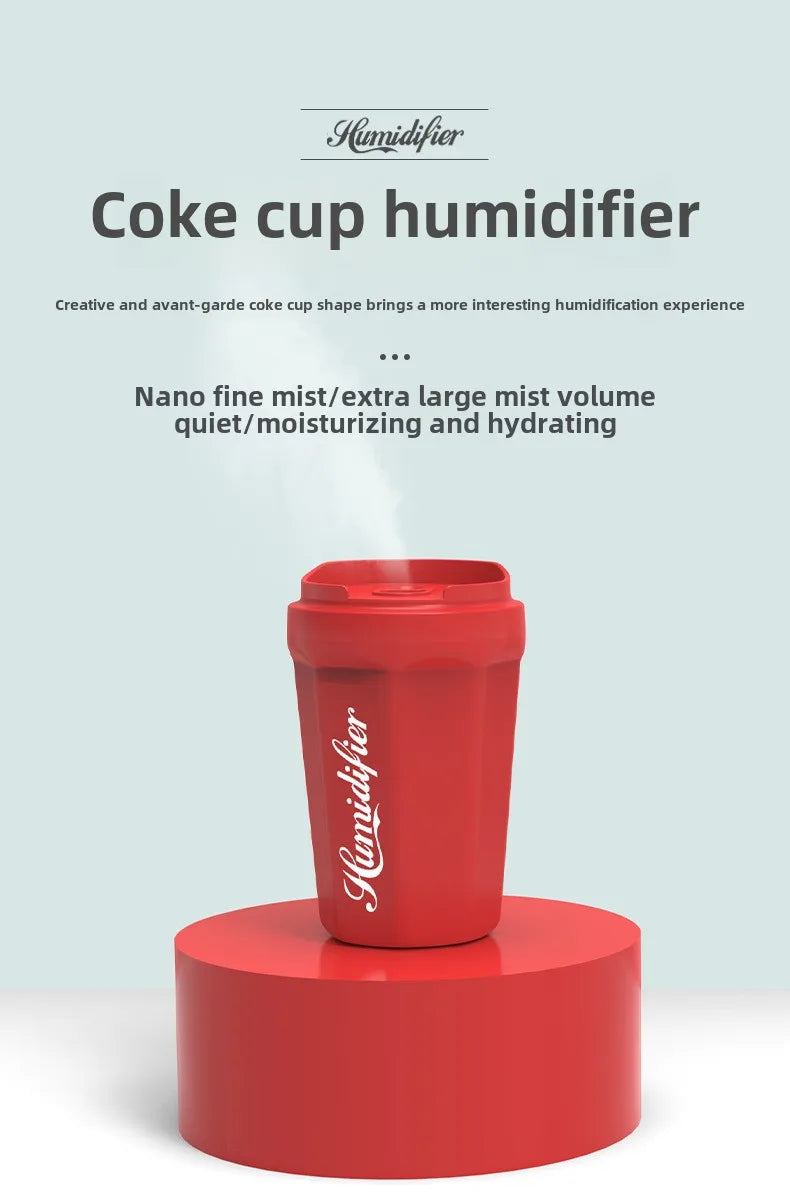 Humidificador USB creativo en forma de taza con difusor de aromas y luces