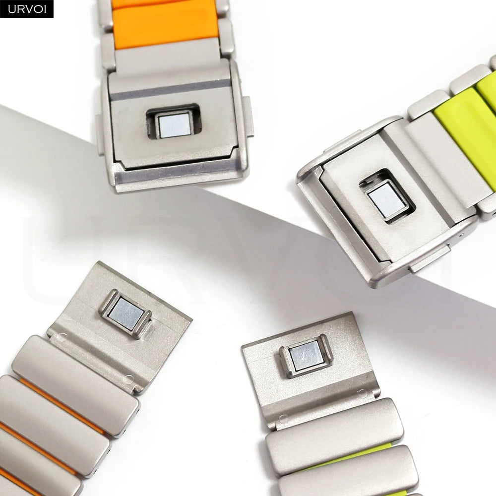 Correa URVOI Stratos Titanio para Apple Watch