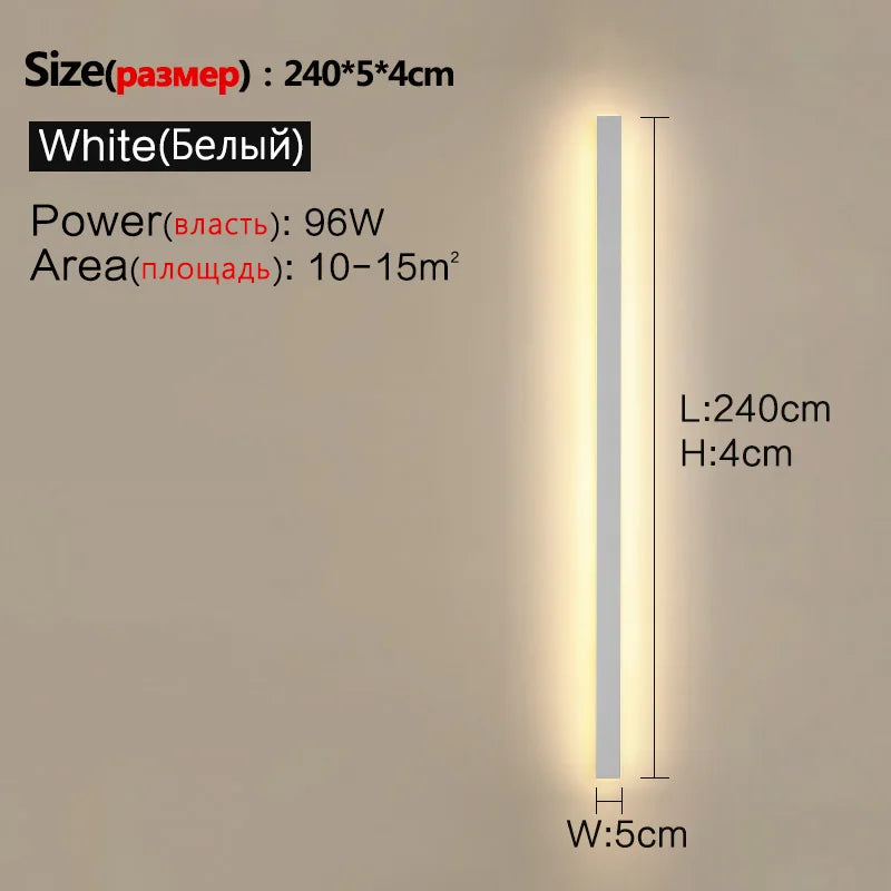 Lámpara de Pared LED IP65 Impermeable Exterior Jardín