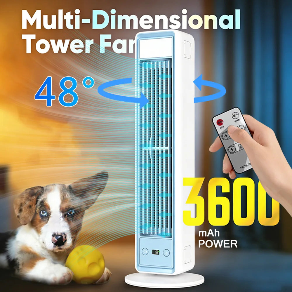 Ventilador de Torre Sin Aspas Multidimensional