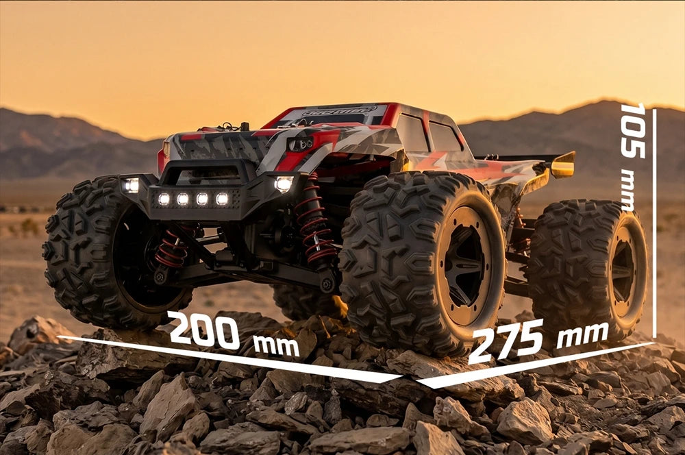 Auto RC 4WD 1:18 Todoterreno Oike 40KM/H Impermeable para Niños