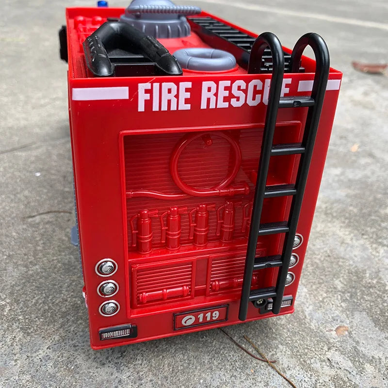 Camión Bomberos RC 1:12 con Luces, Rociador de Agua y Sonidos