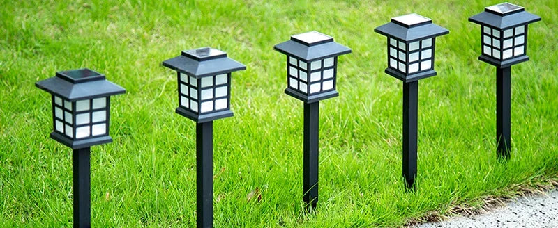 Luces LED solares para caminos, pasarela impermeable para exteriores, decoración de jardín, farola para paisaje, Patio, entrada, 2/4/6/8 Uds.