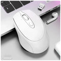 Ratón inalámbrico recargable para ordenador, Mouse inalámbrico Compatible con Bluetooth de 2,4G, USB, silencioso, para PC, portátil, Macbook y tableta