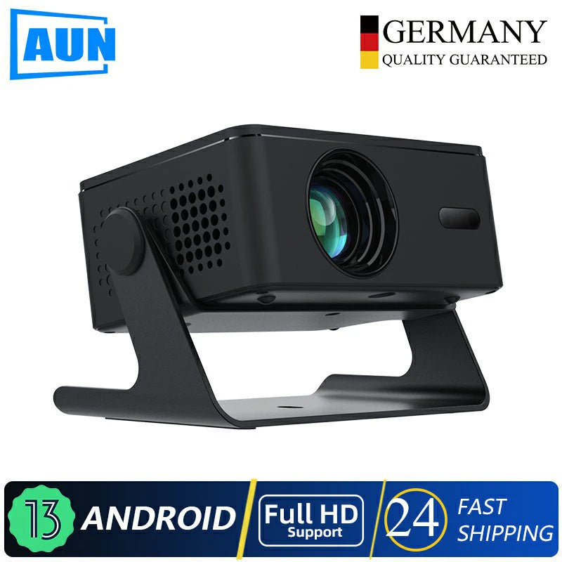 AUN A32 Pro Android 13 proyector portátil cine en casa MINI juegos para niños proyectores LED 3D WIFI para teléfono 4K Video 1080P
