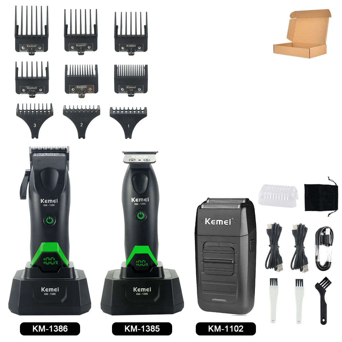 Cortadora de Pelo Profesional para Hombre, Cuchilla DLC, Motor DCM 7500 RPM