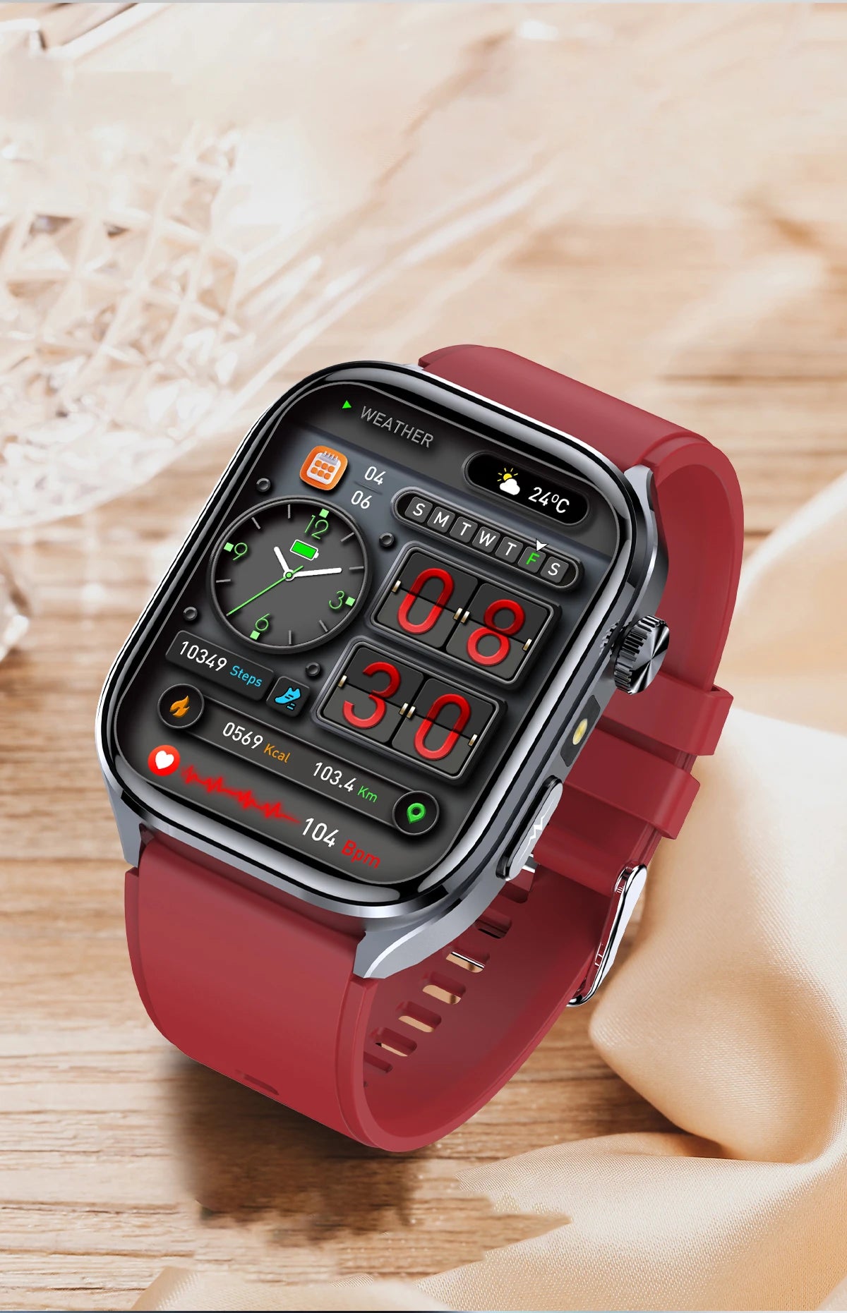 Reloj Inteligente con IA, ECG Preciso, Análisis de Lípidos y Ácido Úrico