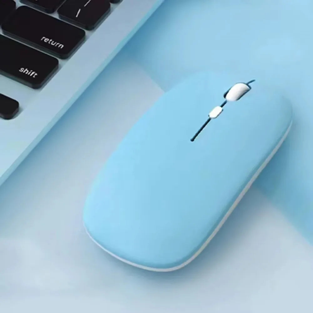 Ratón Bluetooth silencioso Marcaron ordenador portátil ratón óptico inalámbrico para iPad Samsung tableta ratones universales silenciosos