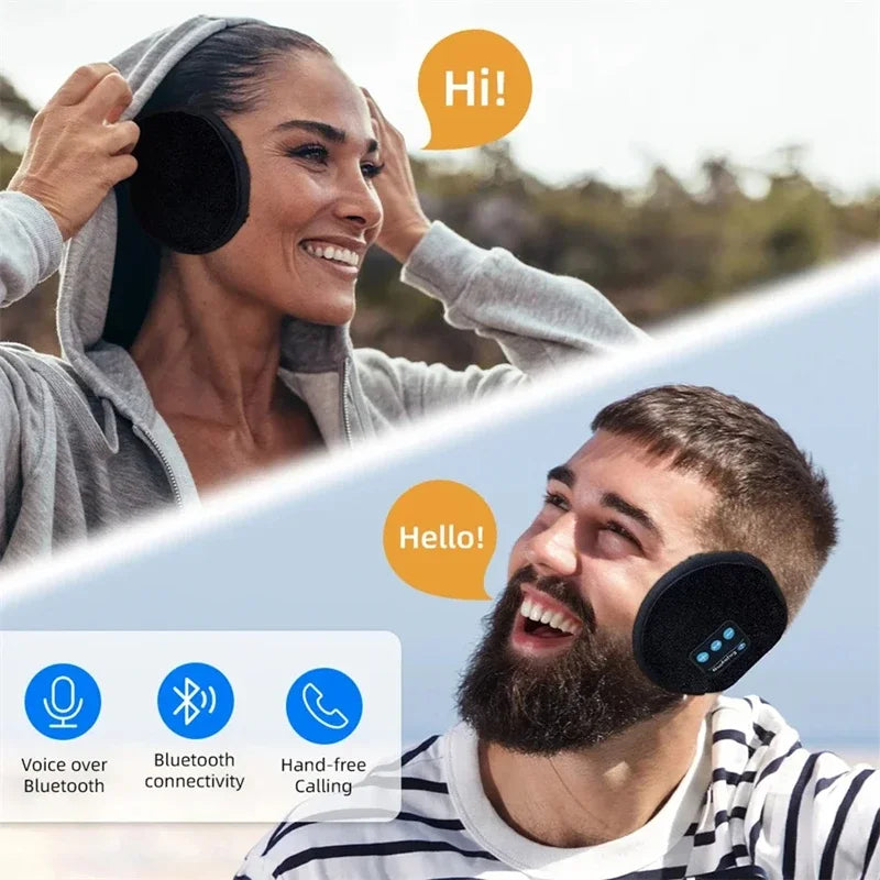 Orejeras Bluetooth Calentadoras Deportivas Invierno