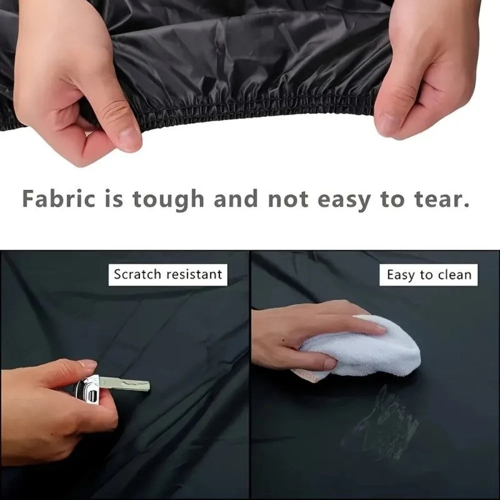 Funda Universal para motocicleta, a prueba de sol, a prueba de polvo, impermeable, para bicicleta, Scooter, protección UV, rayas reflectantes
