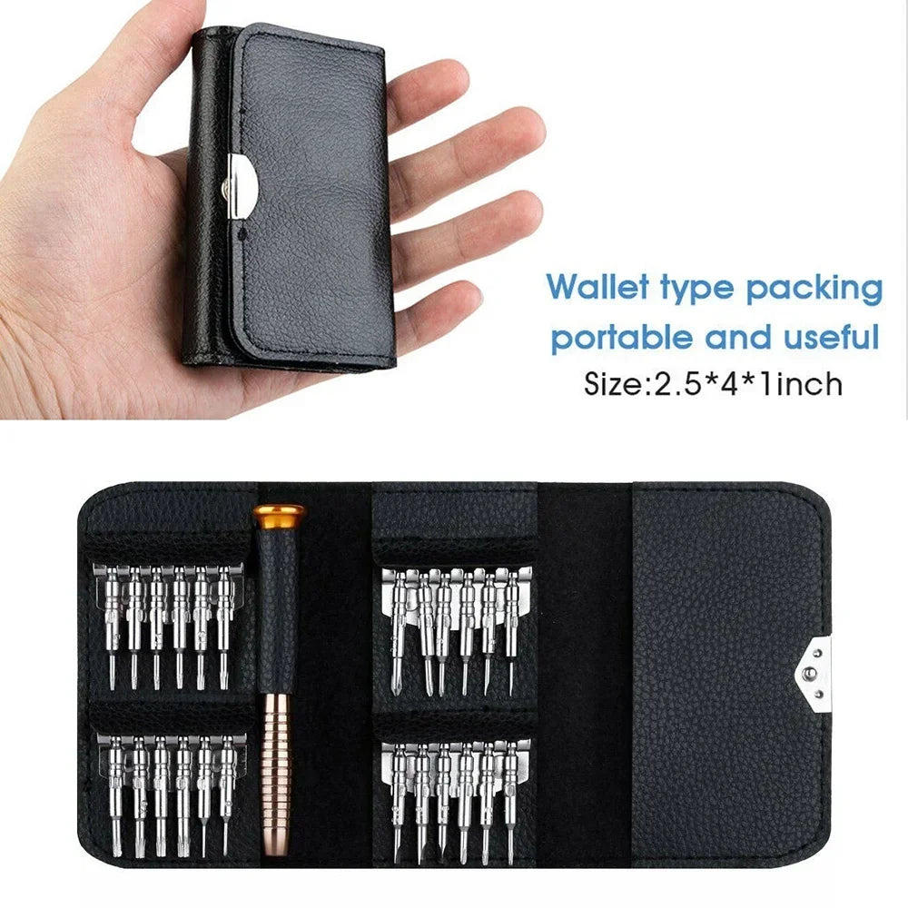 Juego de destornilladores de precisión para ordenador portátil, Kit de reparación profesional 152/25 en 1, T5, T6, Torx