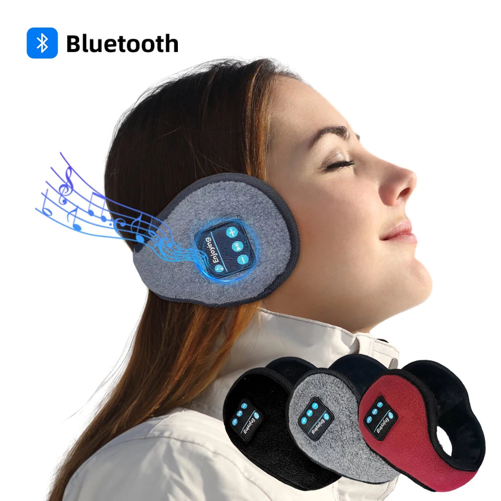 Orejeras Calentadoras con Auriculares Bluetooth Invierno