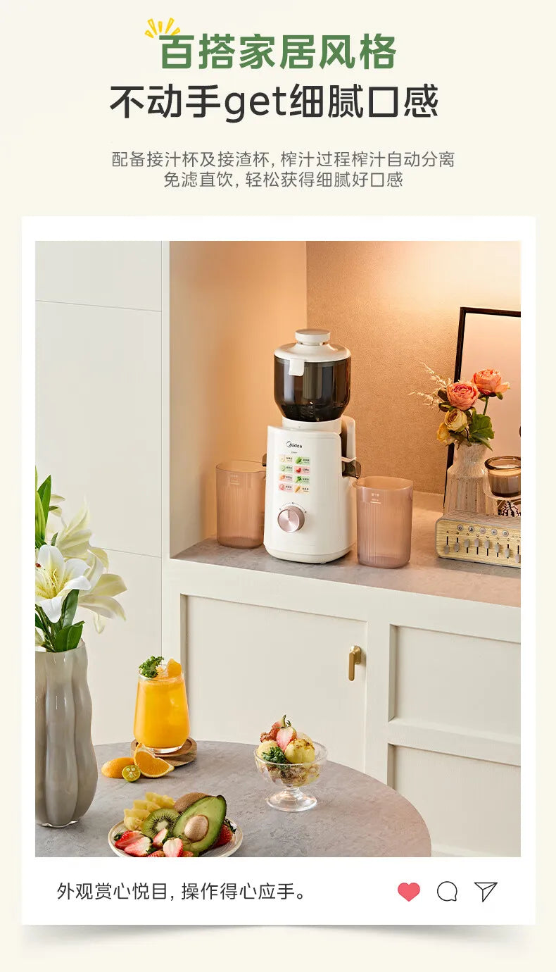 Exprimidor Eléctrico Automático con Separador de Pulpa 120W