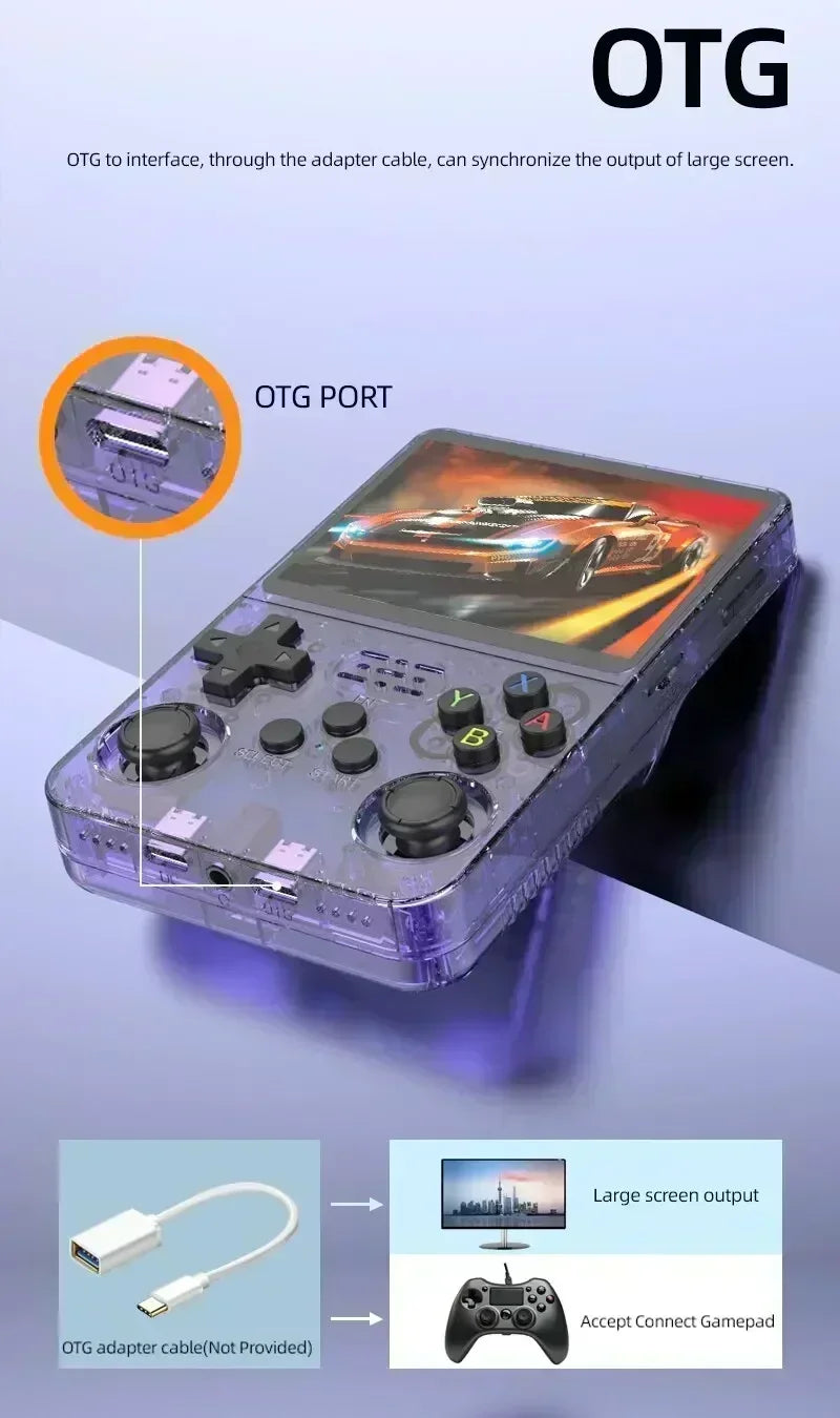 Consola Retro Portátil R36S Pantalla IPS 3.5" | 64/128/256 GB