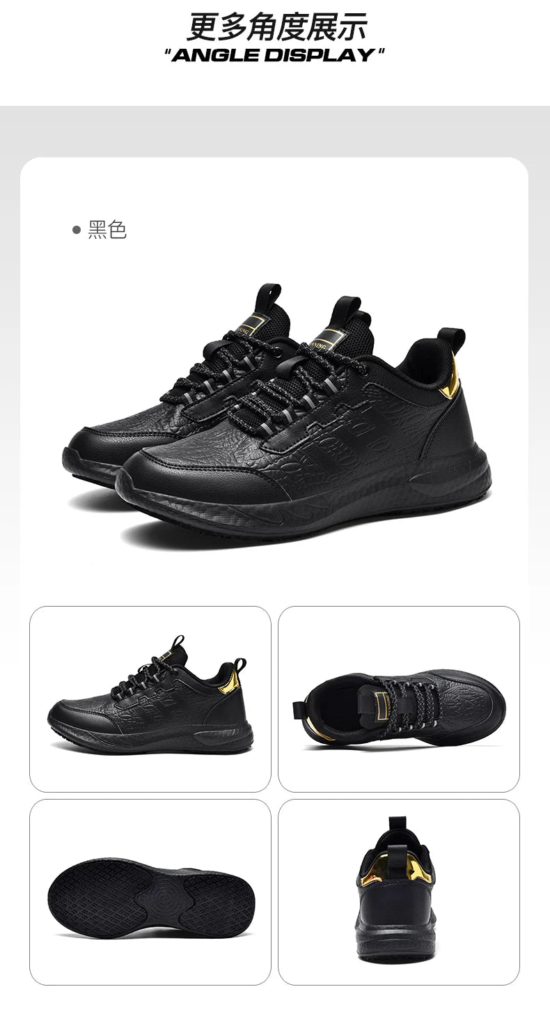 Zapatos de Cocina para Hombre — Antideslizante, Impermeables y Transpirables