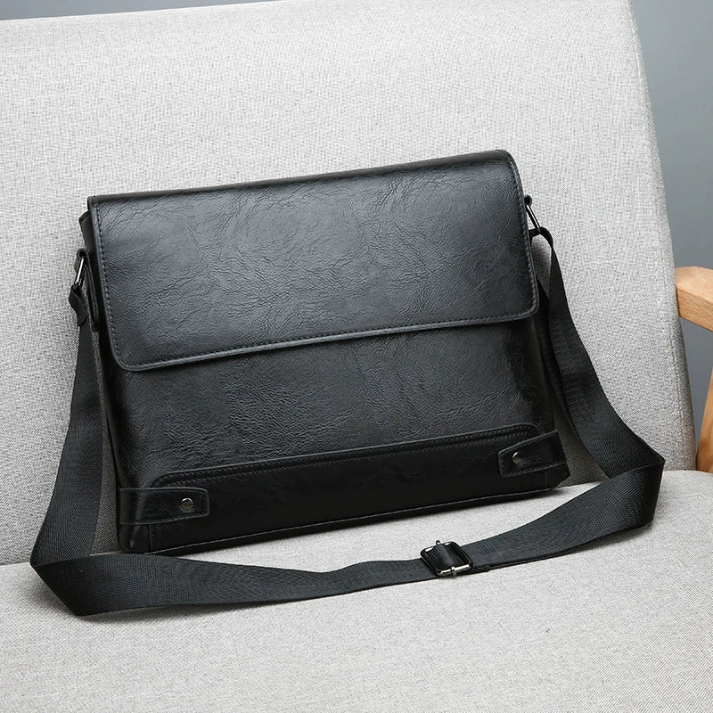 Bolso de Hombro Cruzado para Hombre - Gran Capacidad para Negocios