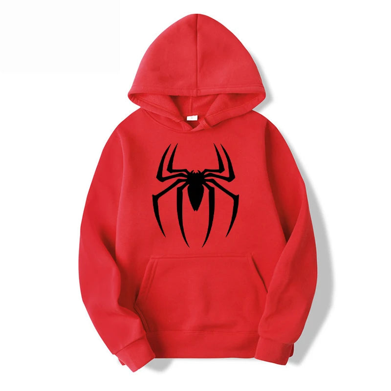 Hoodie Estampado Araña para Hombre | Buzo con Capucha Urbano