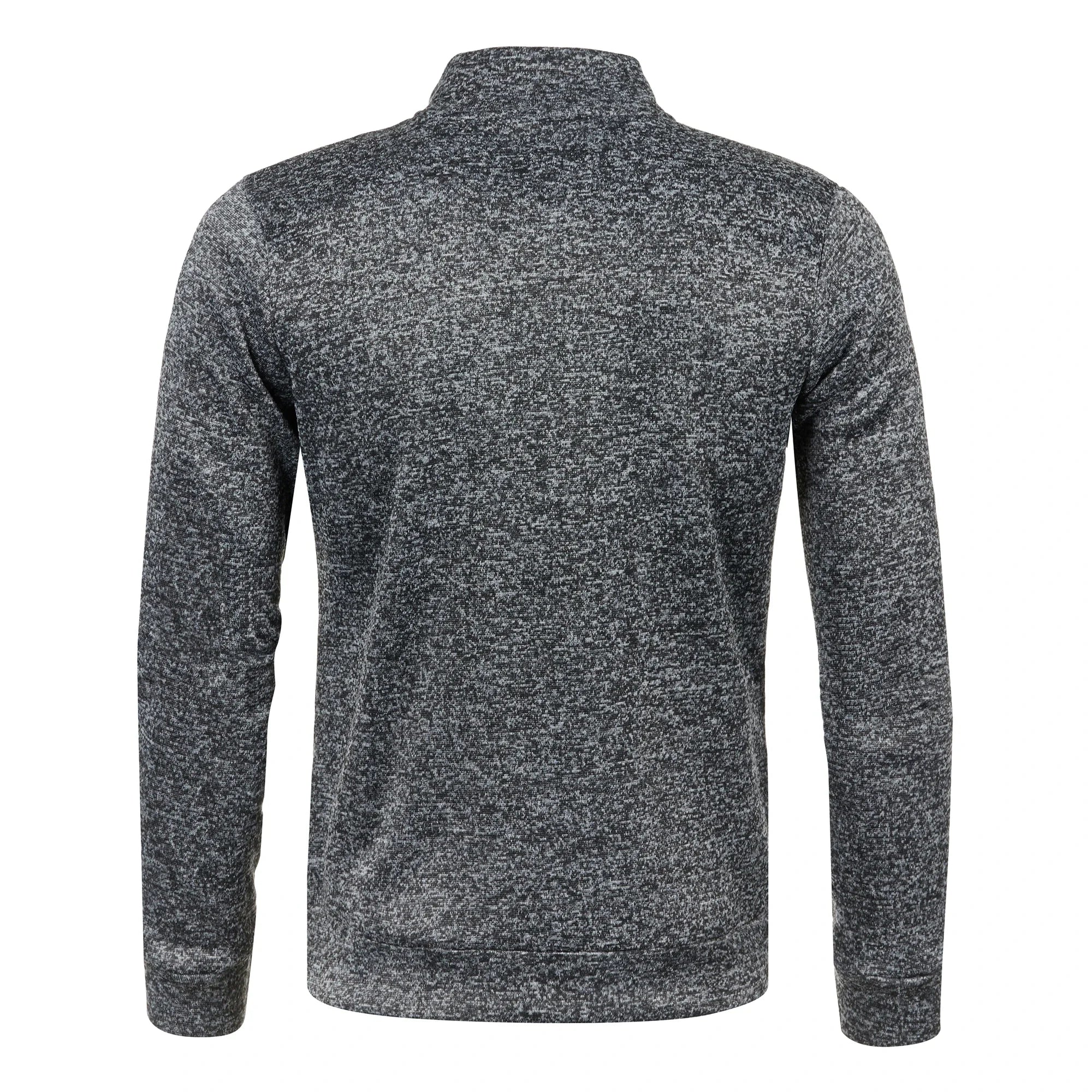 Otoño e Invierno, nuevo suéter largo con cremallera y mangas de bloque de Color para hombre, suéter fino de felpa, chaqueta informal ajustada, abrigo cómodo