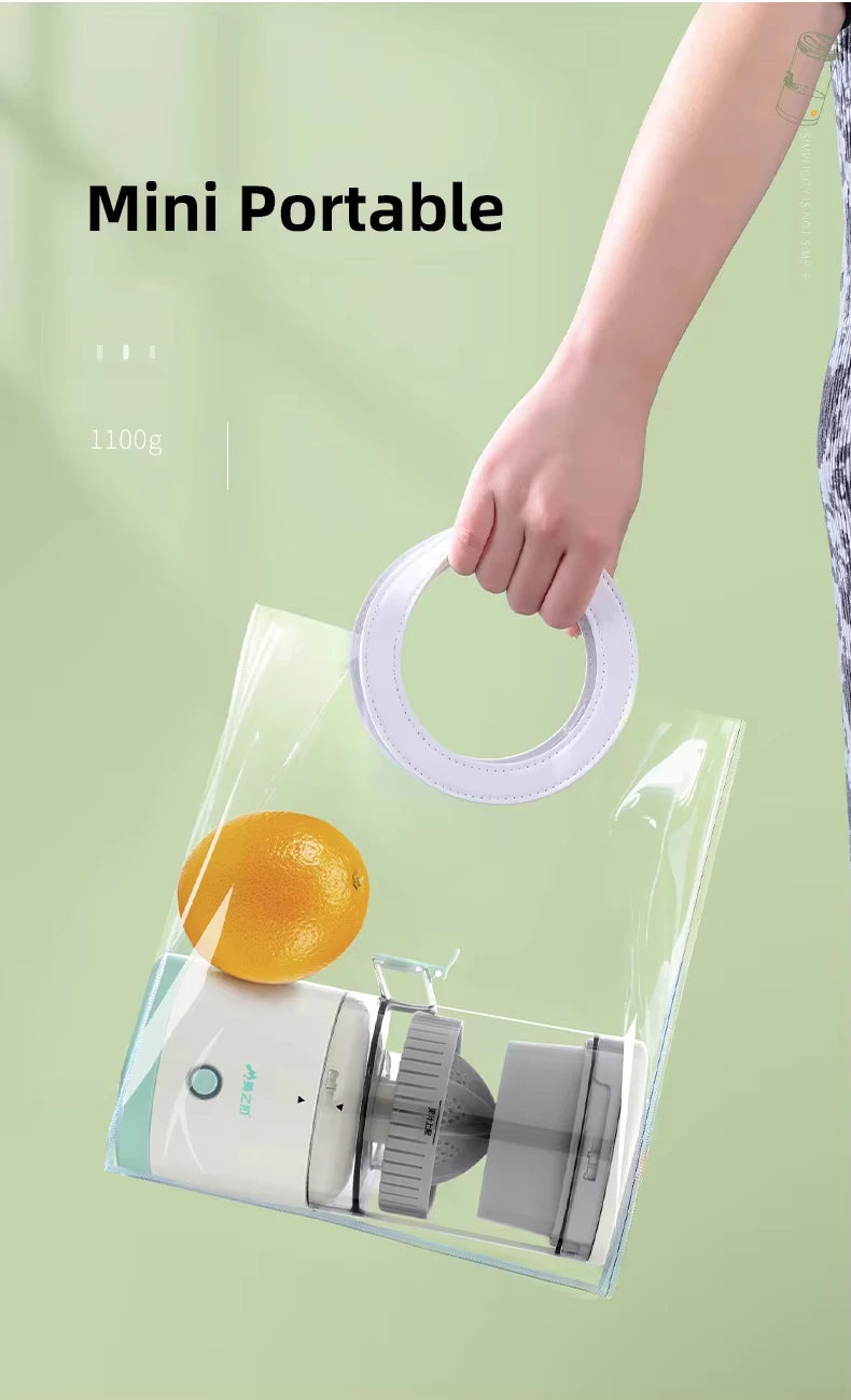 Exprimidor Lento Inalámbrico 7.4V para Naranjas y Cítricos