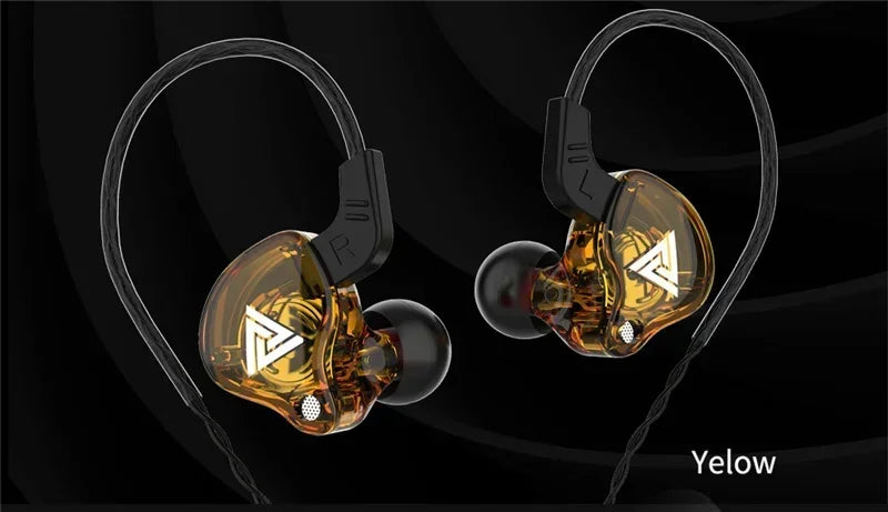 Auriculares intrauditivos originales QKZ AK6, auriculares con 6 unidades de controlador dinámico y micrófono, auriculares estéreo deportivos HIFI con subwoofer, auriculares de monitorización