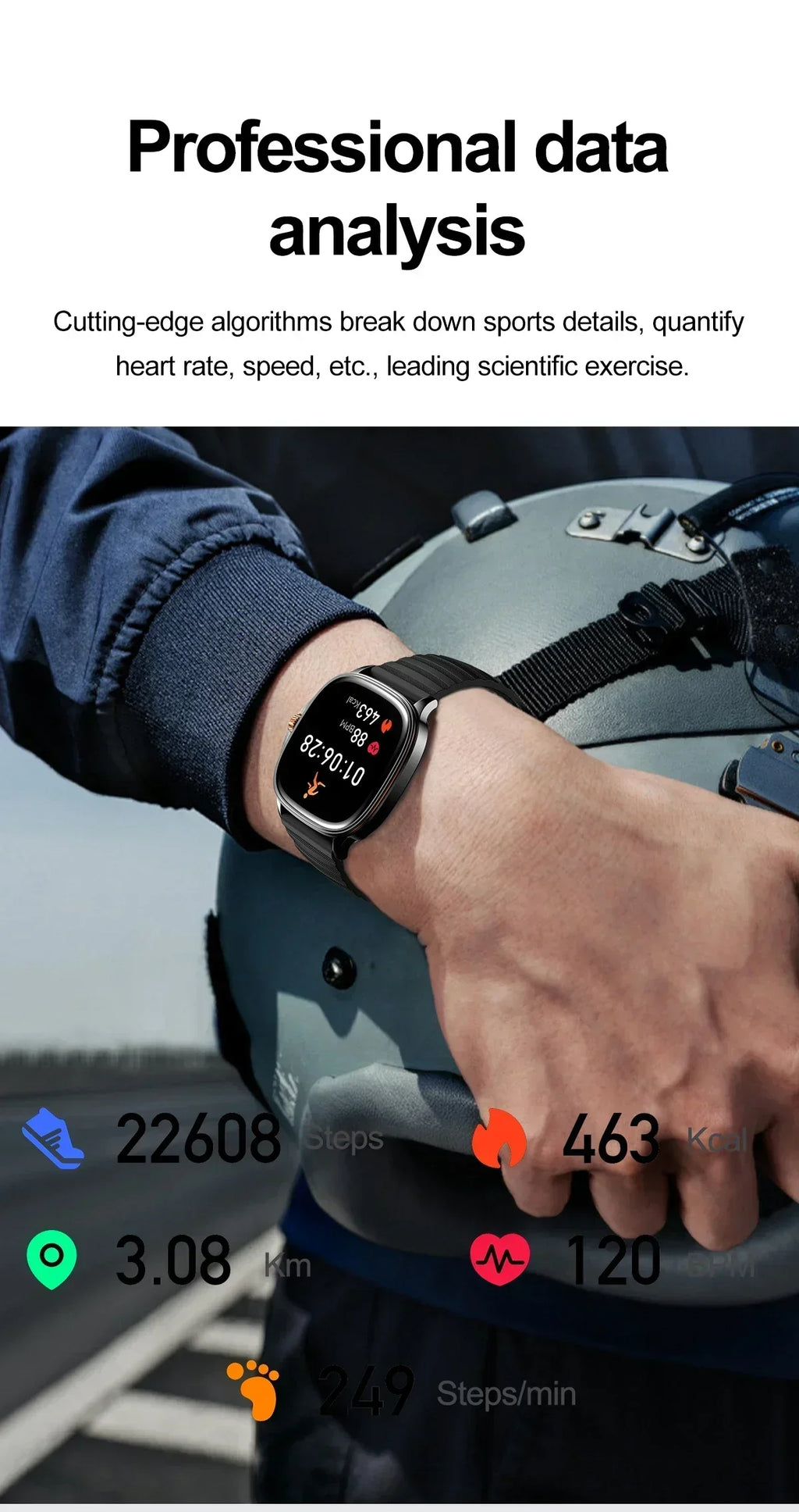 Reloj Inteligente Ultrafino NFC Oxígeno Sueño