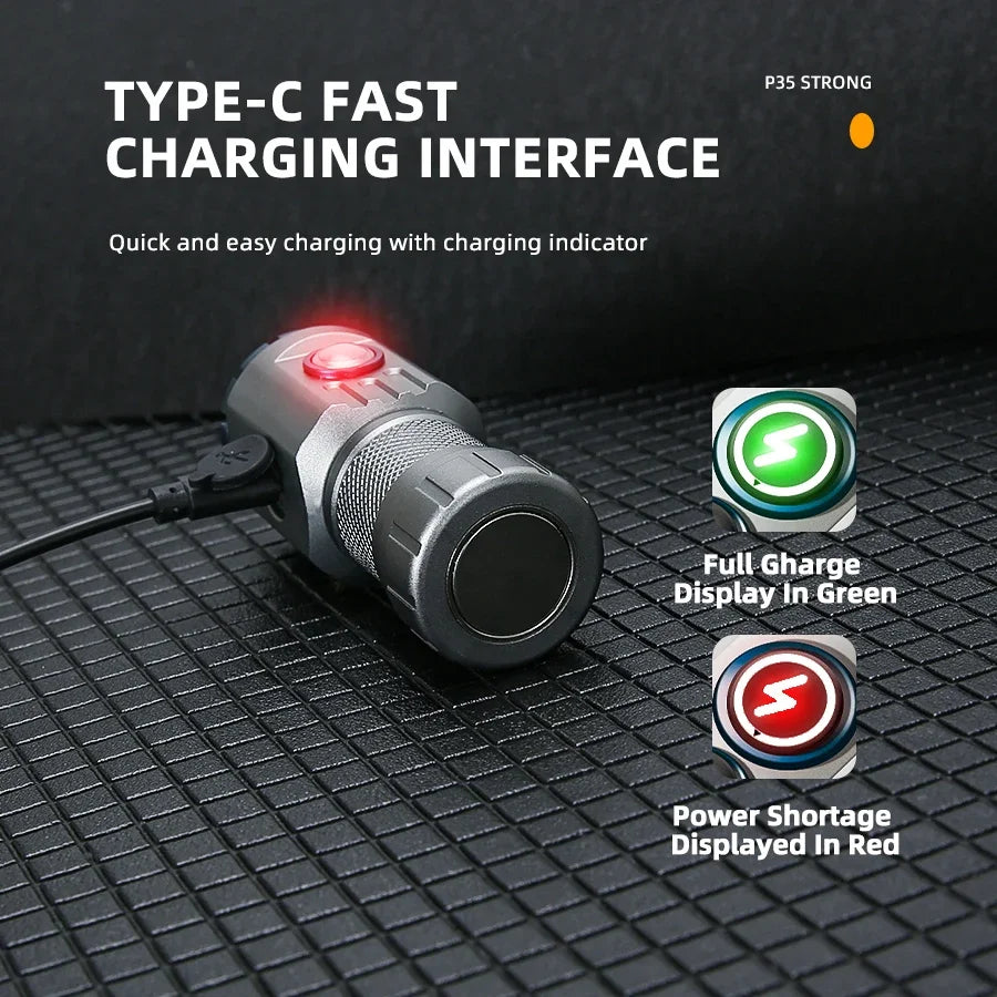 Mini Linterna LED Llavero EDC Táctica para Camping