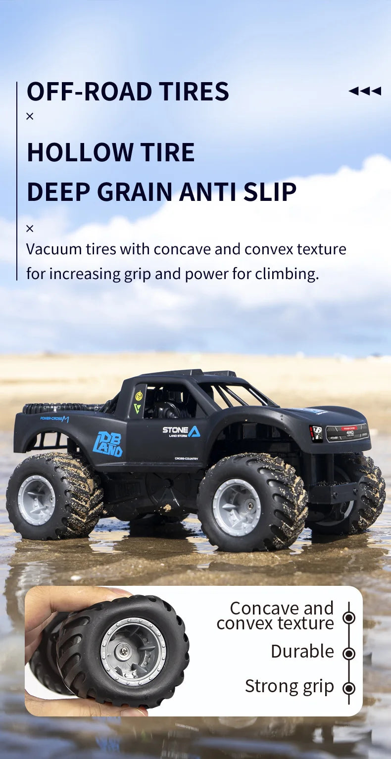 Auto RC Anfibio JJRC Q156 4WD 2.4G Control Remoto Todoterreno