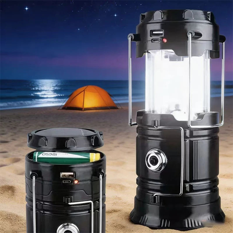 Linterna LED Portátil para Camping y Emergencias