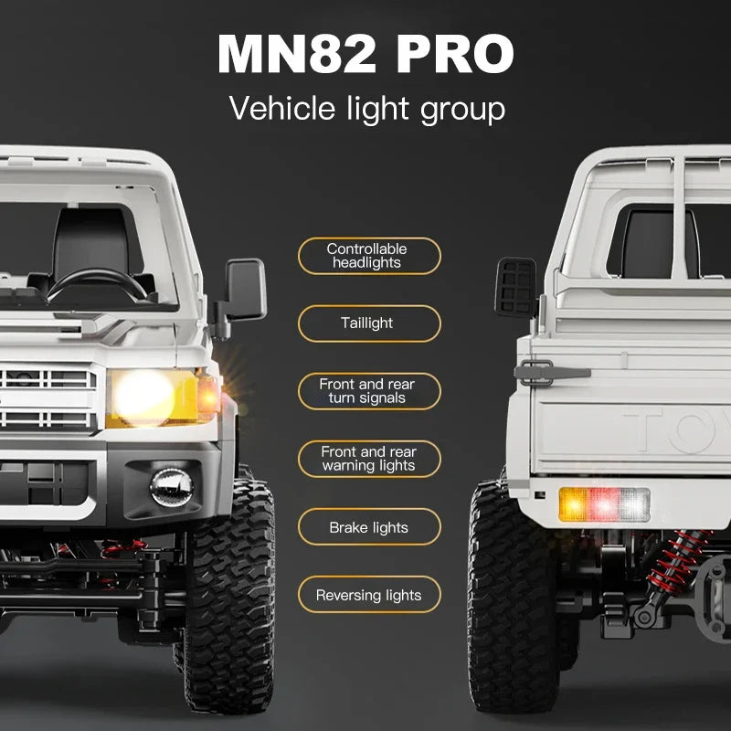 Crawler RC MN82 1:12 4WD Todoterreno con Mando