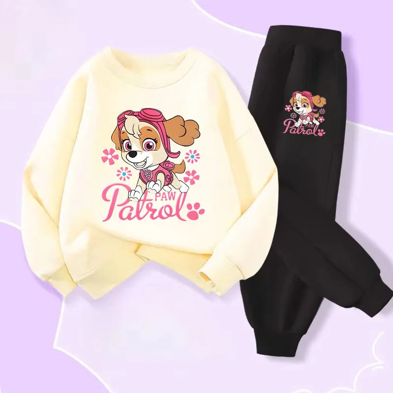 Conjunto Patrulla Canina manga larga y pantalón para niñas