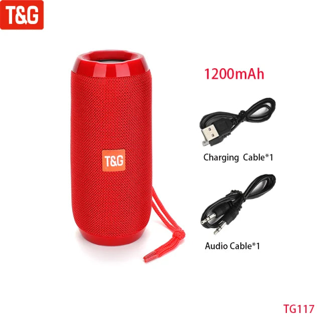 Altavoz inalámbrico portátil Caixa De Som Bluetooth caja De sonido De música Bluetooth para Subwoofer Radio FM Bocina acústica manos libres Hifi