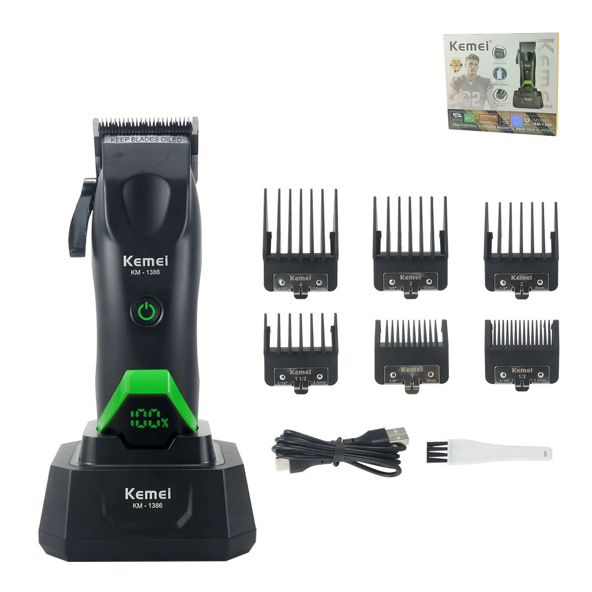 Cortadora de Pelo Profesional para Hombre, Cuchilla DLC, Motor DCM 7500 RPM