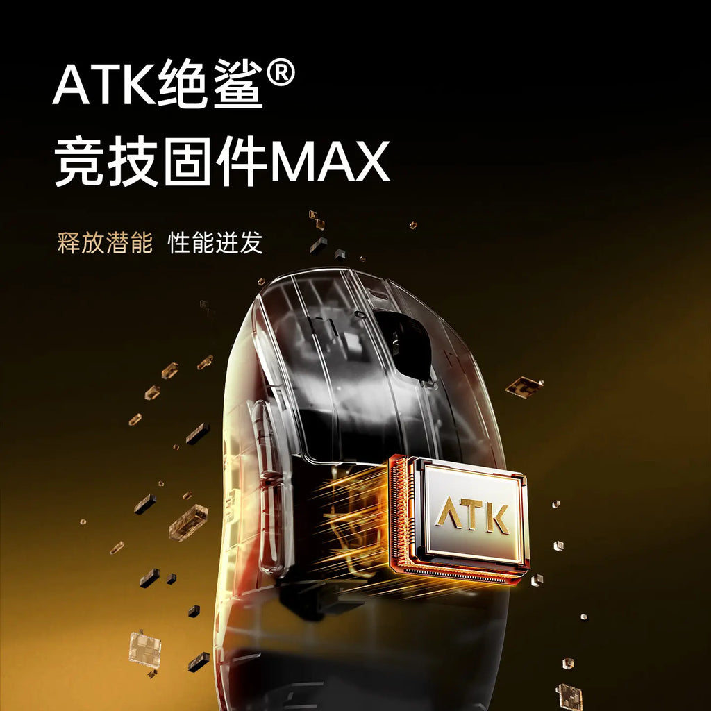 Ratón Inalámbrico para Juegos ATK A9 Air Plus A9 Mini Ultimate, 39g, Tamaño Pequeño/Mediano, PAW3955 MASTER 8K, Regalos para Gamers