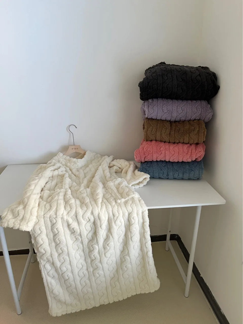 Pijama Polar de Mujer Talle Grande – Franela con Rayas