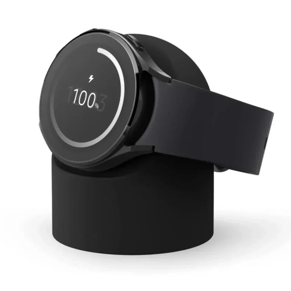 Soporte de Carga Compatible con Samsung Galaxy Watch 9 8 7 6 5, Base de Silicona para Cargador de Galaxy Watch 5 6 7 8 9 Pro