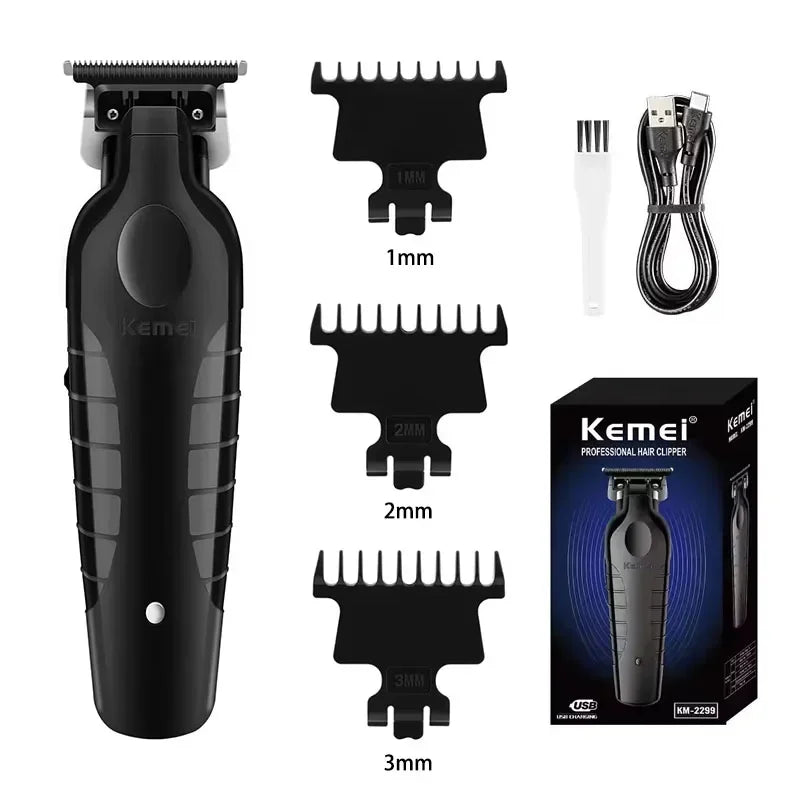 Kit de Cortadora de Pelo Profesional, Modelos KM-2299, KM-2296, KM-1102