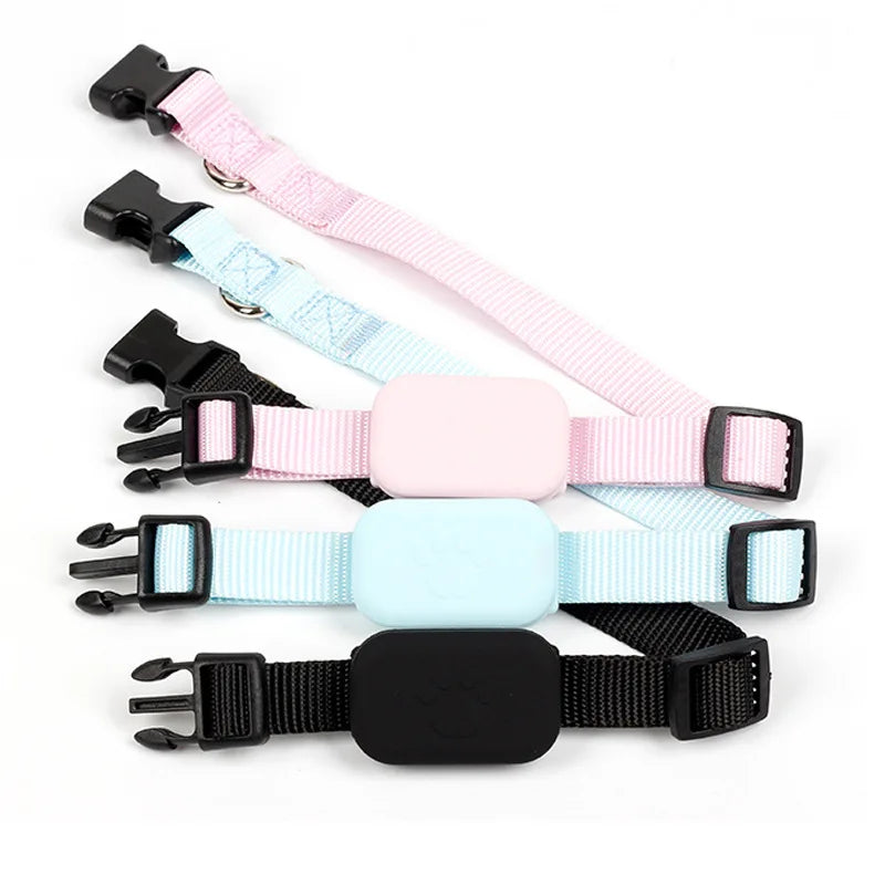 Rastreador GPS Bluetooth para Mascotas, Mini Rastreador para Perros, Alerta de Movimiento, Collares Antipérdida para Gatos y Cachorros, Localizador Global Remoto