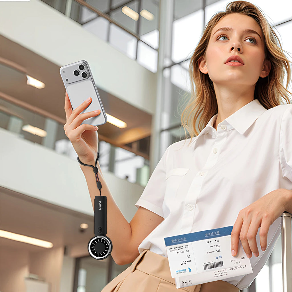 Ventilador de Mano Recargable 2000mAh con 5 Velocidades