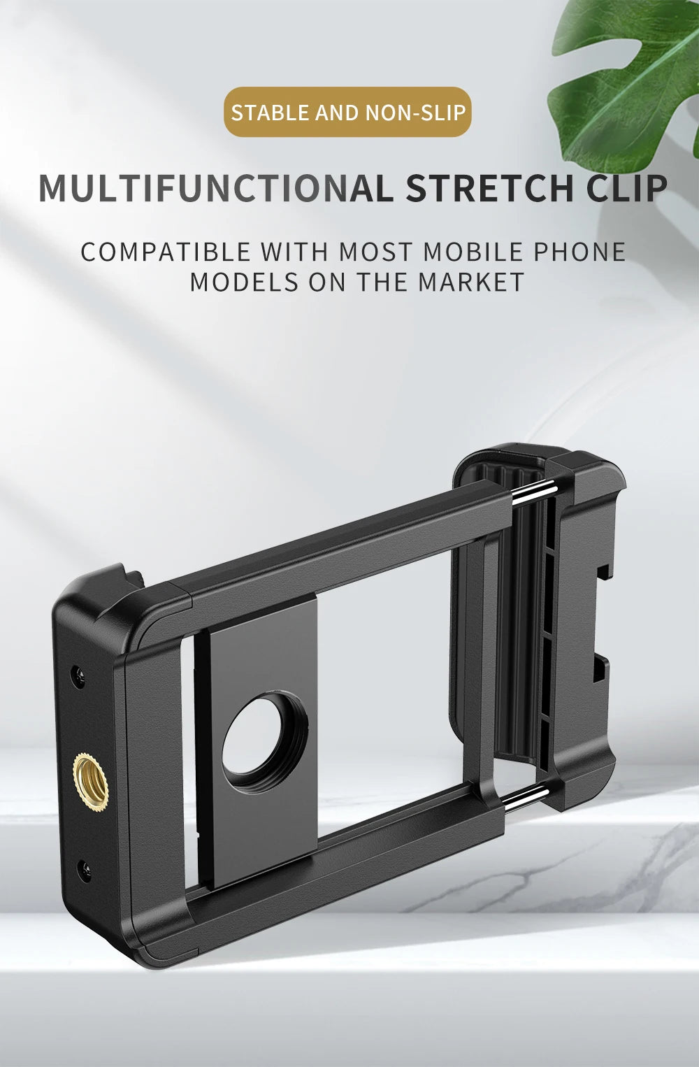 Clip Universal APEXEL 17mm Extensible para Lentes de Teléfono