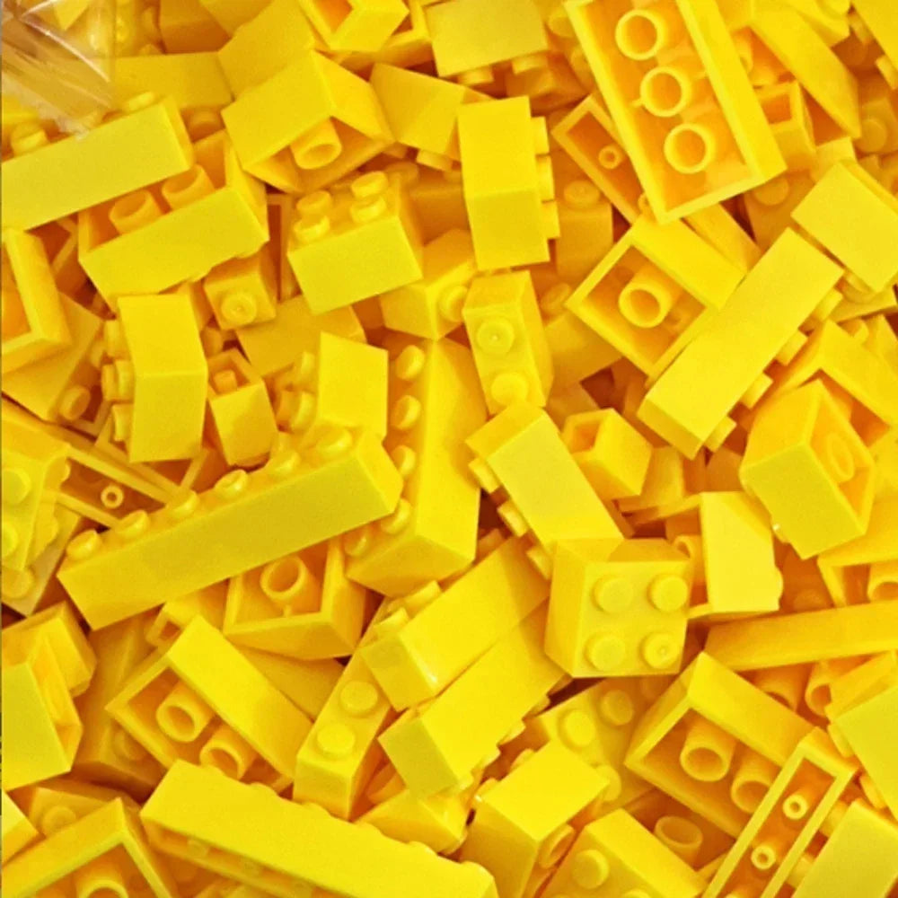 120/240 Uds. Juego de bloques de construcción a granel ciudad ladrillos clásicos montaje colorido DIY juguete creativo juguete educativo interactivo para niños
