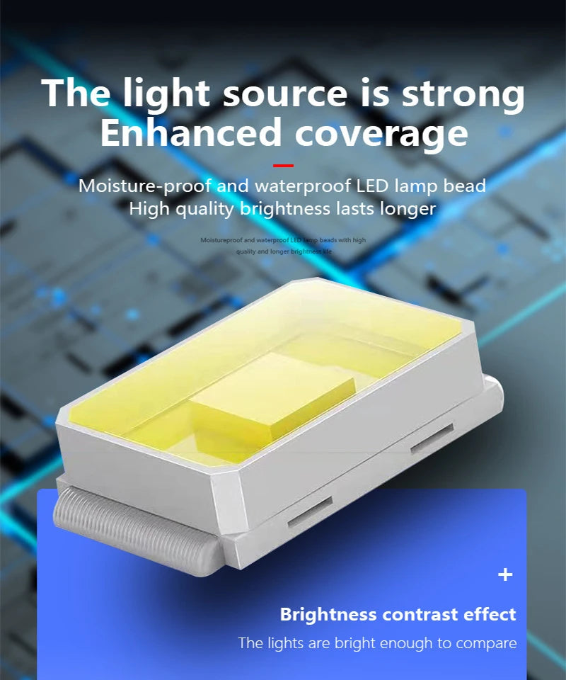 Lámpara Solar 53LED con energía Solar, foco Solar ajustable en el suelo IP65, luz de pared de paisaje impermeable, iluminación exterior, 1/2 Uds.