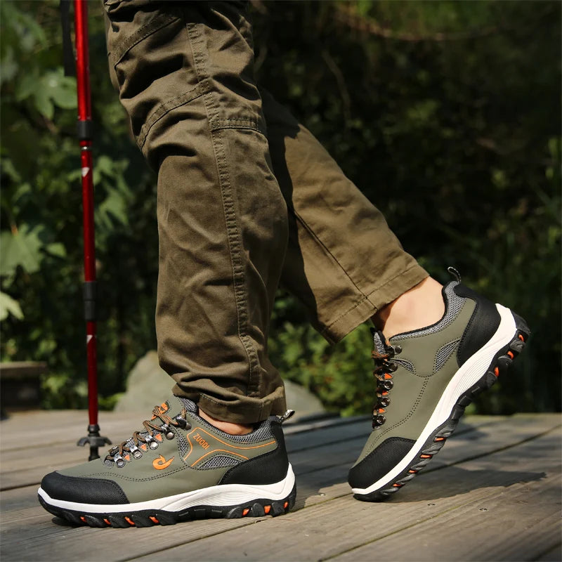 Zapatos de hombre, zapatos informales de cuero para hombre, zapatillas de deporte para primavera, Otoño e Invierno, tenis masculinos, zapatos ligeros para caminar