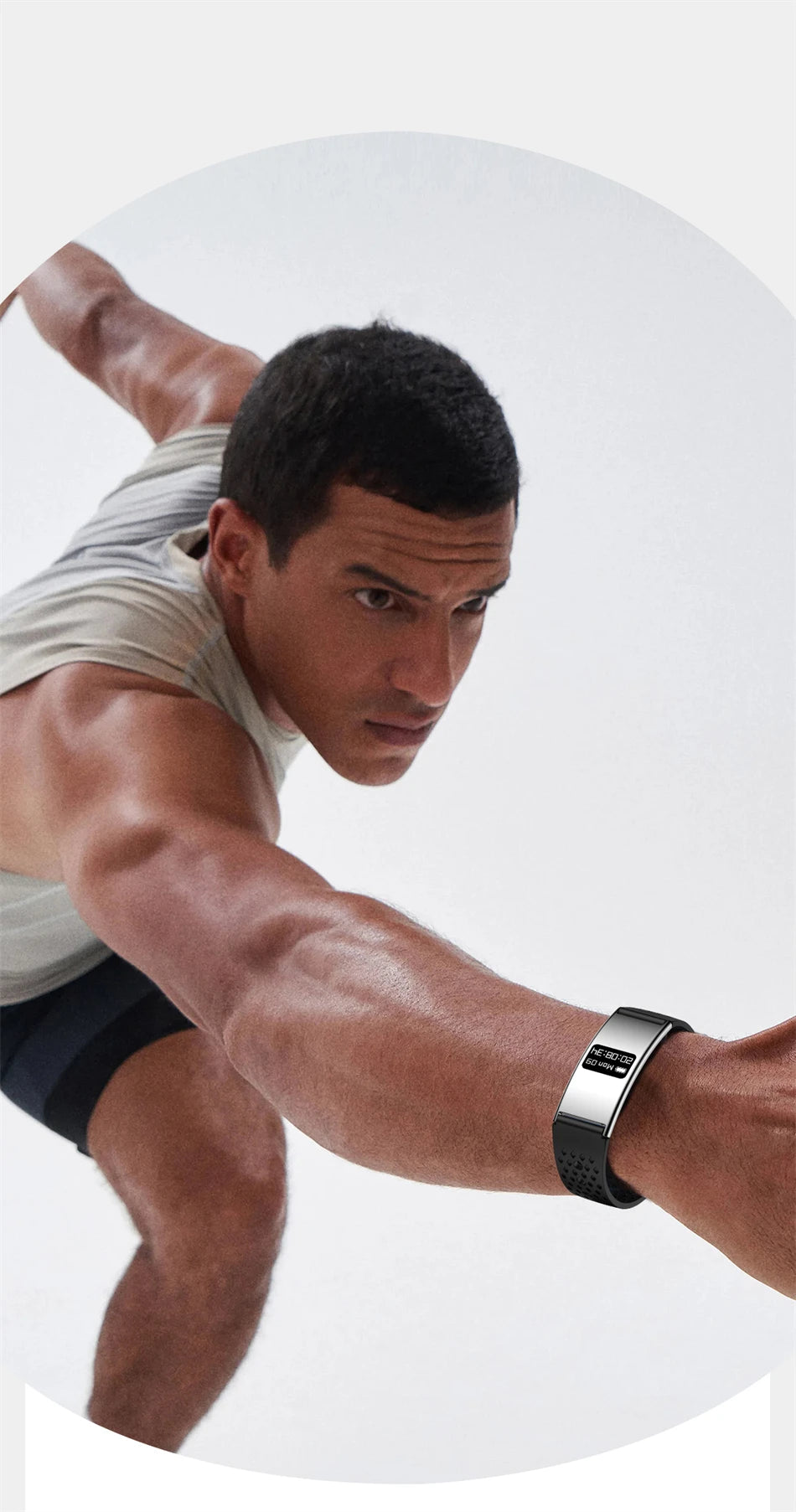 Pulsera inteligente LIGE con monitor de salud y seguimiento deportivo
