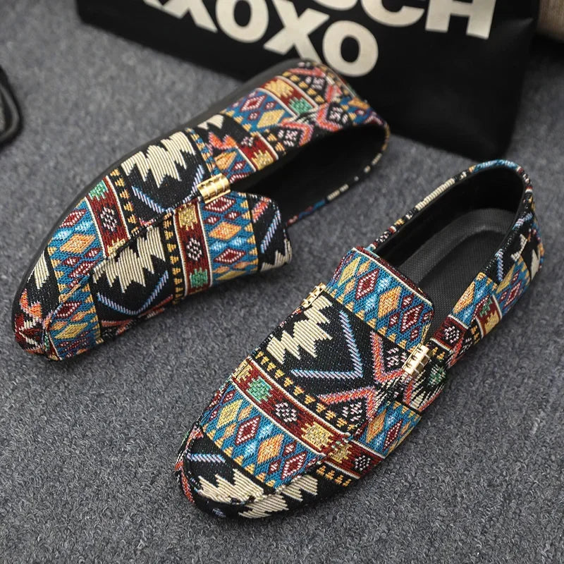 Zapatos informales de verano para hombre, mocasines transpirables para hombre, zapatos perezosos, zapatillas cómodas para caminar, zapatos planos antideslizantes para conducir