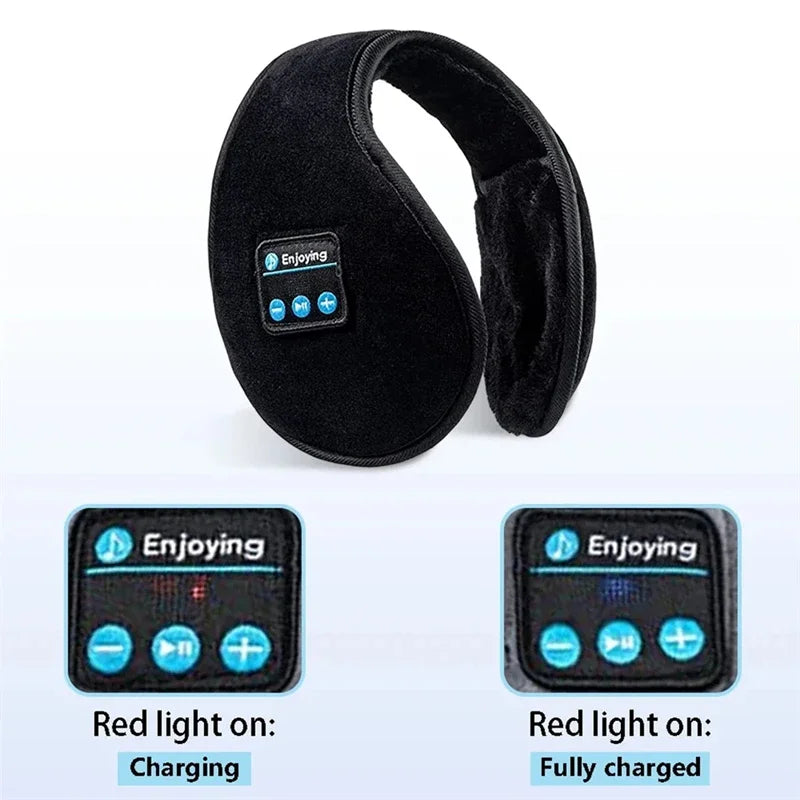 Orejeras Bluetooth Calentadoras Deportivas Invierno