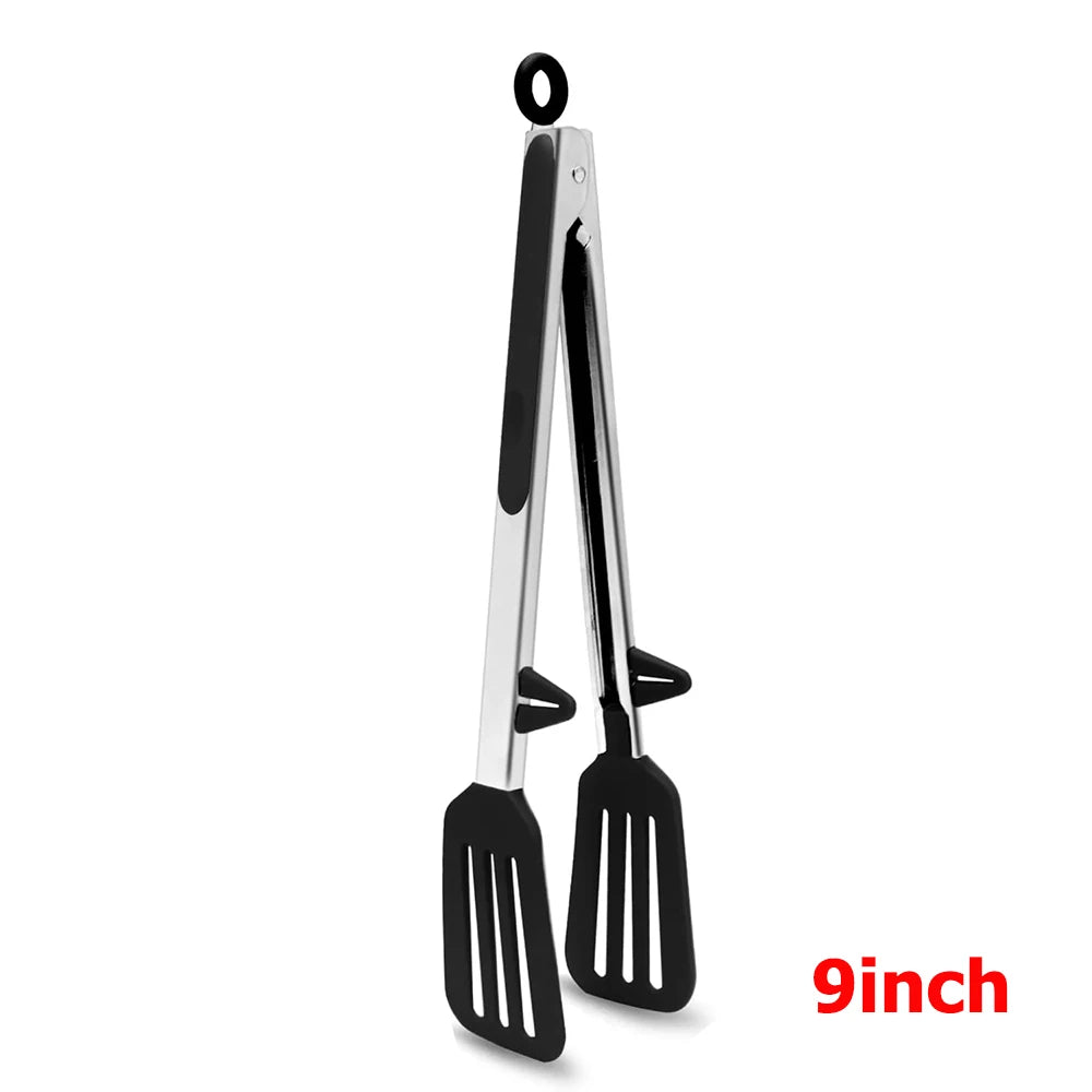 LMETJMA Pinzas de Silicona para Cocina Antiadherentes